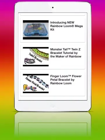 Rainbow Loom Free iPad  Ekran Görüntüleri
