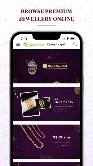 Tangkapan skrin Rajendra Gold