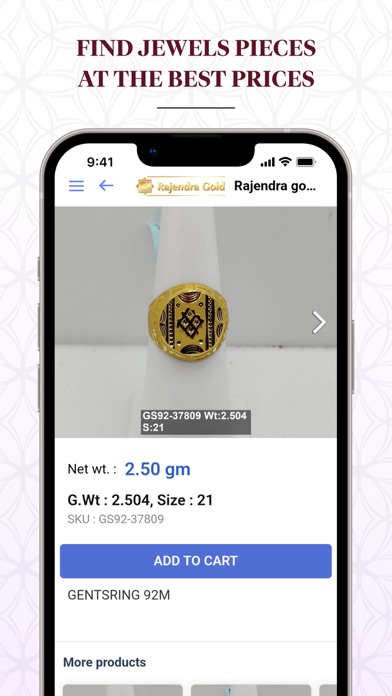Tangkapan skrin Rajendra Gold