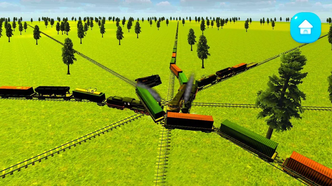 Crash of Trains Railroad Sim Screenshots