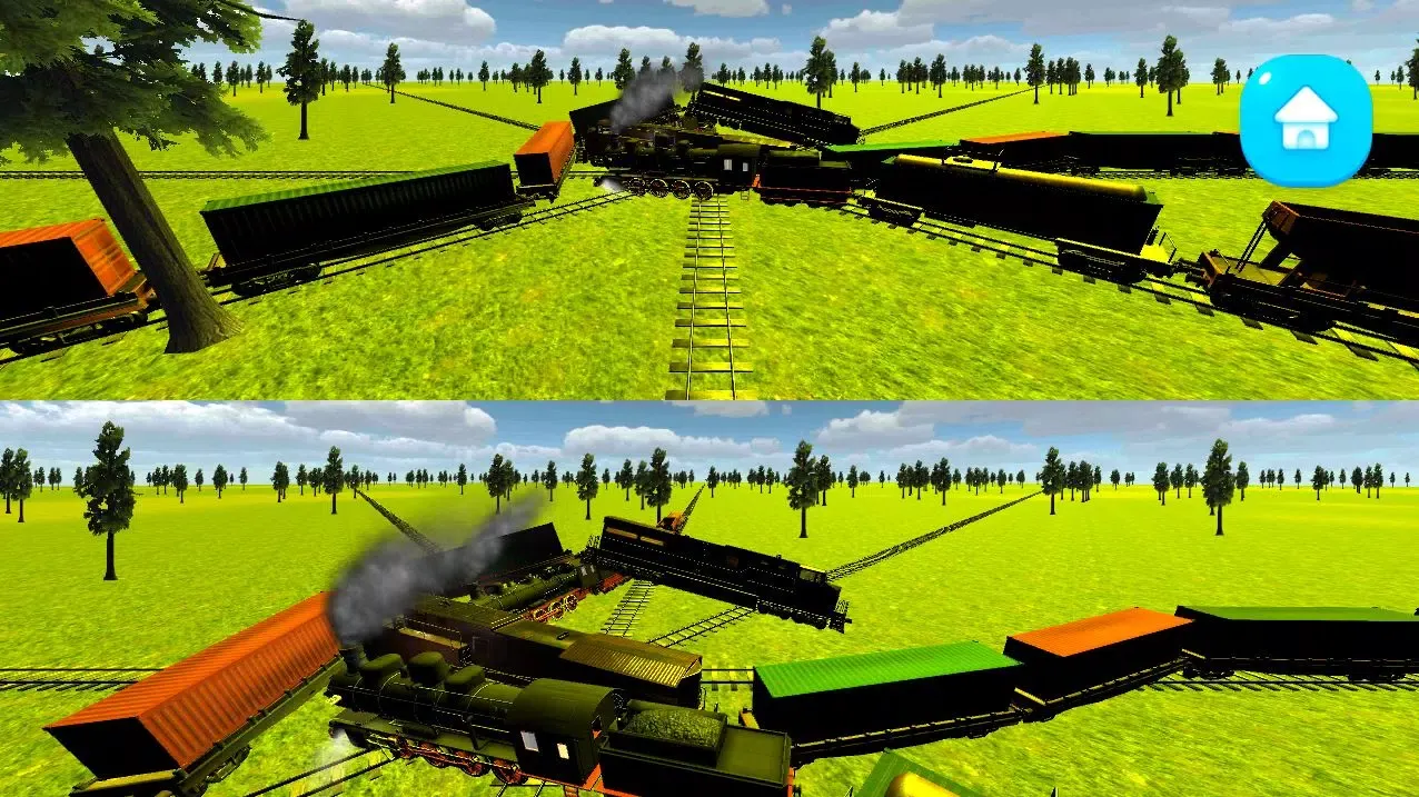 Crash of Trains Railroad Sim Screenshots