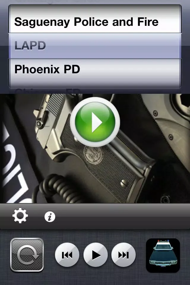 Capturas de pantalla de Radio Police