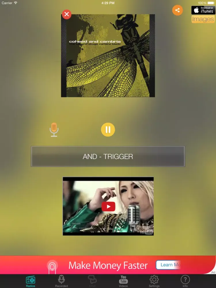 Japan-Radio: Best Collection of Anime and JPop Radios iPad 应用截图