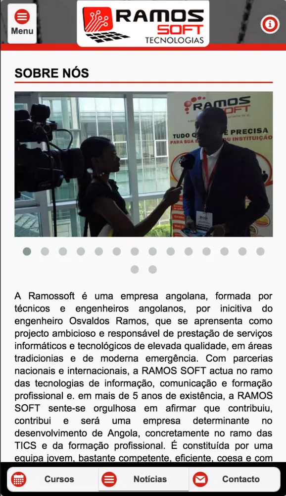Capturas de pantalla de RamosSoft Tecnologia Angola