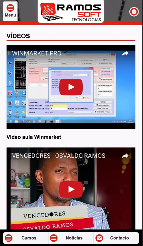 Capturas de pantalla de RamosSoft Tecnologia Angola