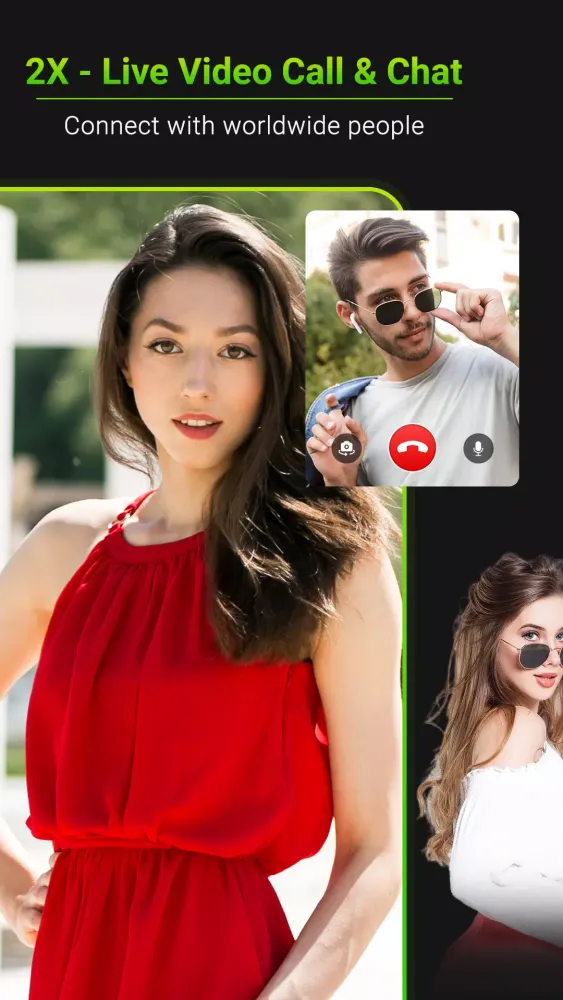 2X - Live Video Call & Chat Screenshots