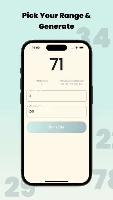 Random Number Generator Max应用截图