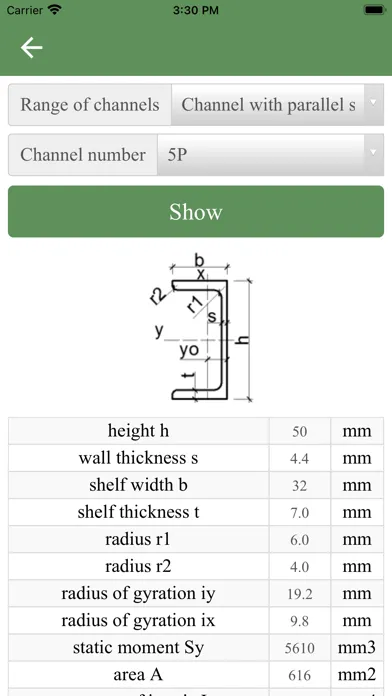 Range of rolled metal應用截圖