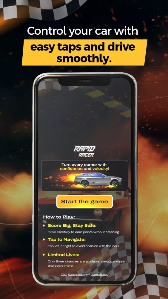 ภาพหน้าจอของ Rapid Racer