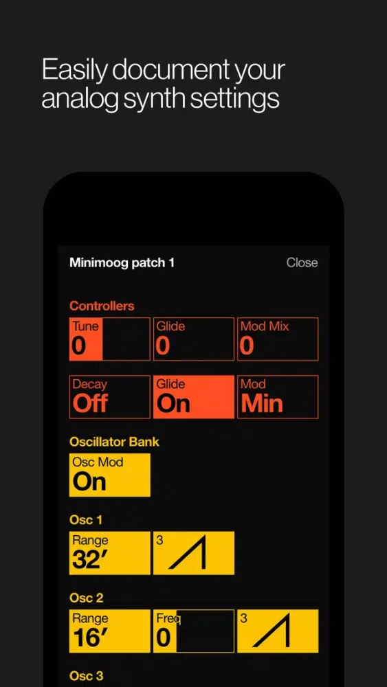 Screenshot di SynthPatch