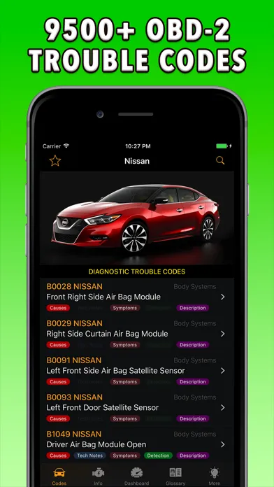 ภาพหน้าจอของ Nissan App!