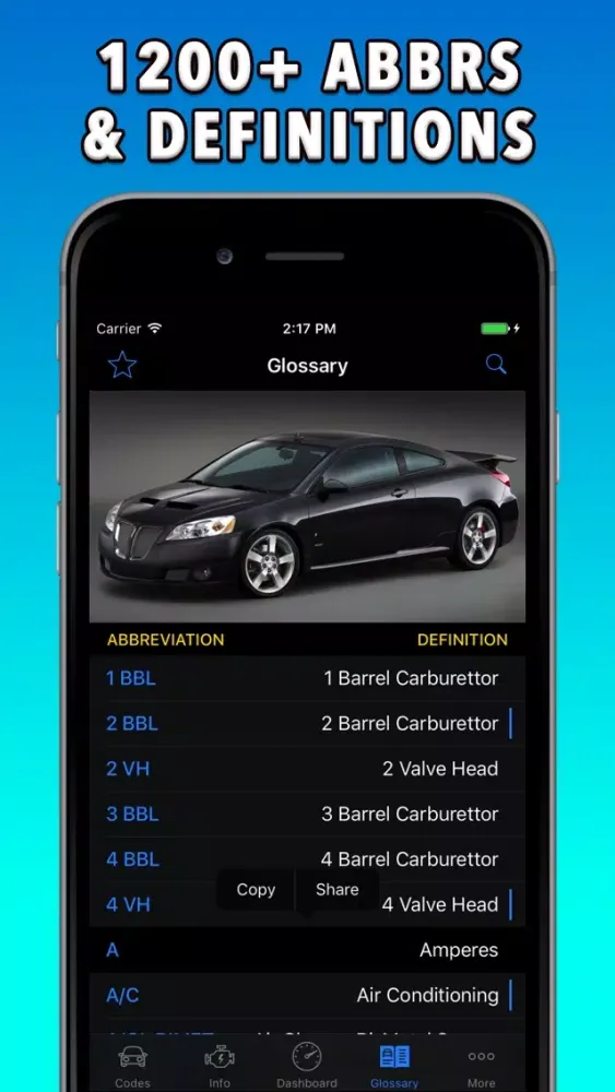 OBD-2 Pontiac Screenshots