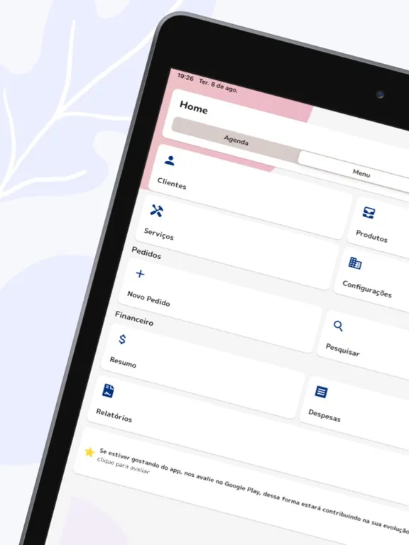 Tangkapan layar Nooty - Clientes e Orçamentos iPad 