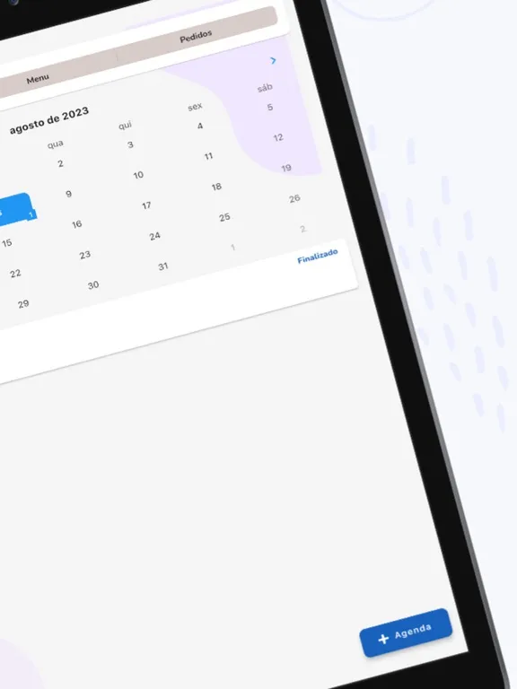Tangkapan layar Nooty - Clientes e Orçamentos iPad 