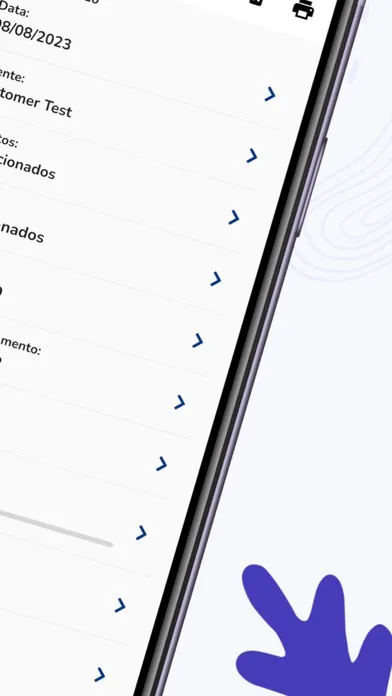 Tangkapan layar Nooty - Clientes e Orçamentos