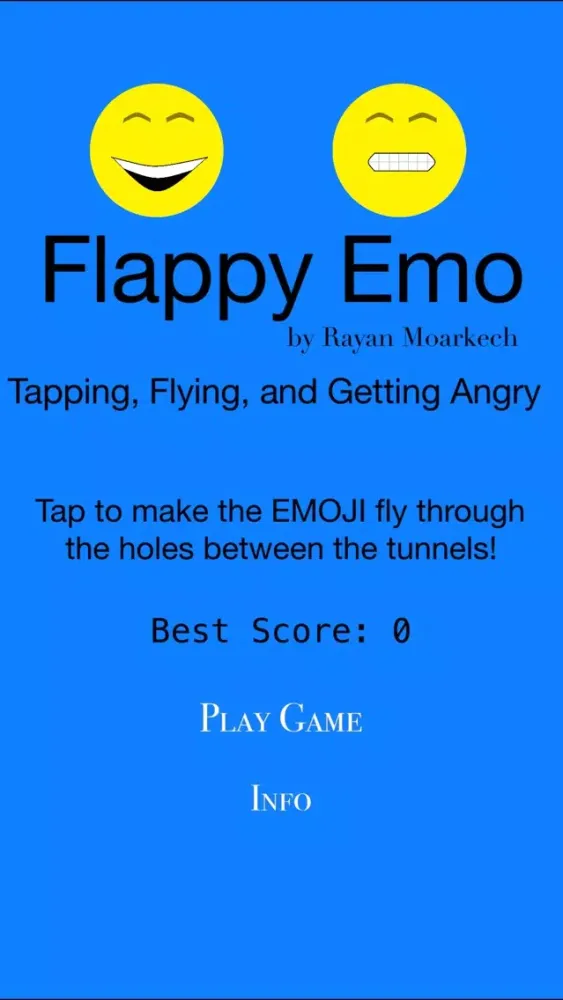 Tangkapan layar Flappy Emo