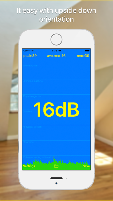 Tangkapan layar dB meter lite - noise measure