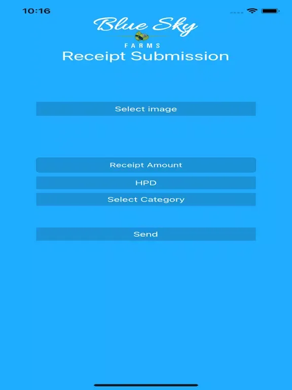 BSF Receipt Tracker iPad  Ekran Görüntüleri