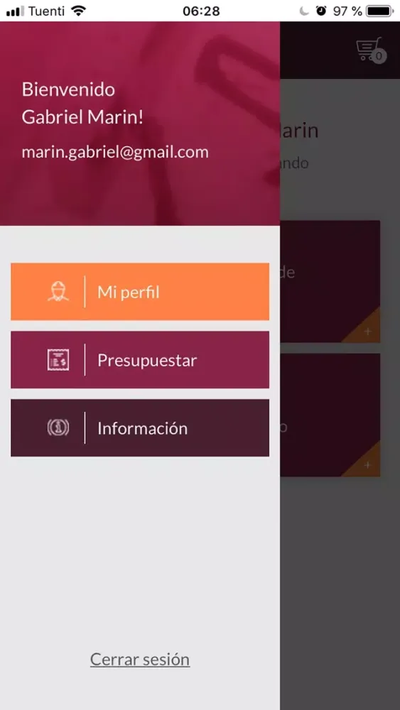 Tangkapan skrin Palermo Materiales