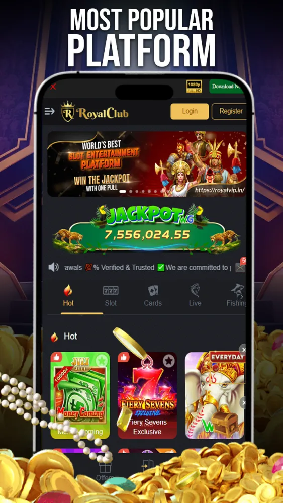 Screenshot di Royal Club