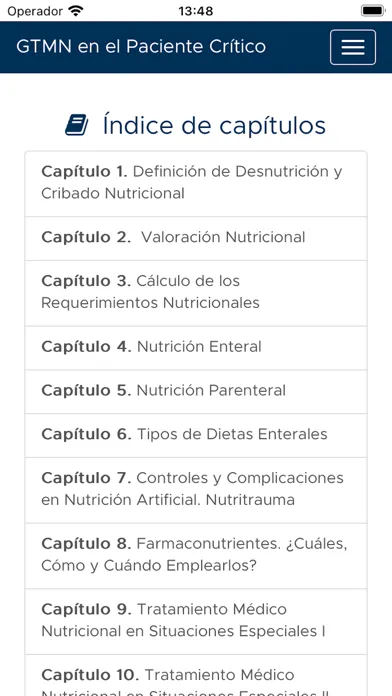 Guía Nutricional en UCI スクリーンショット