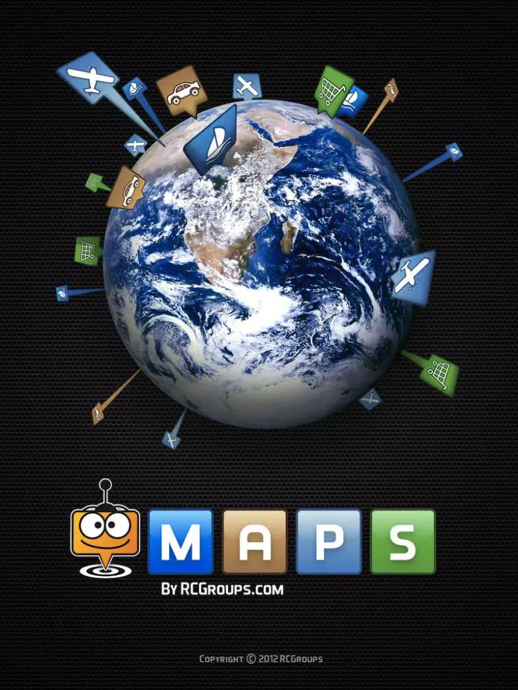 RC Maps iPad 应用截图