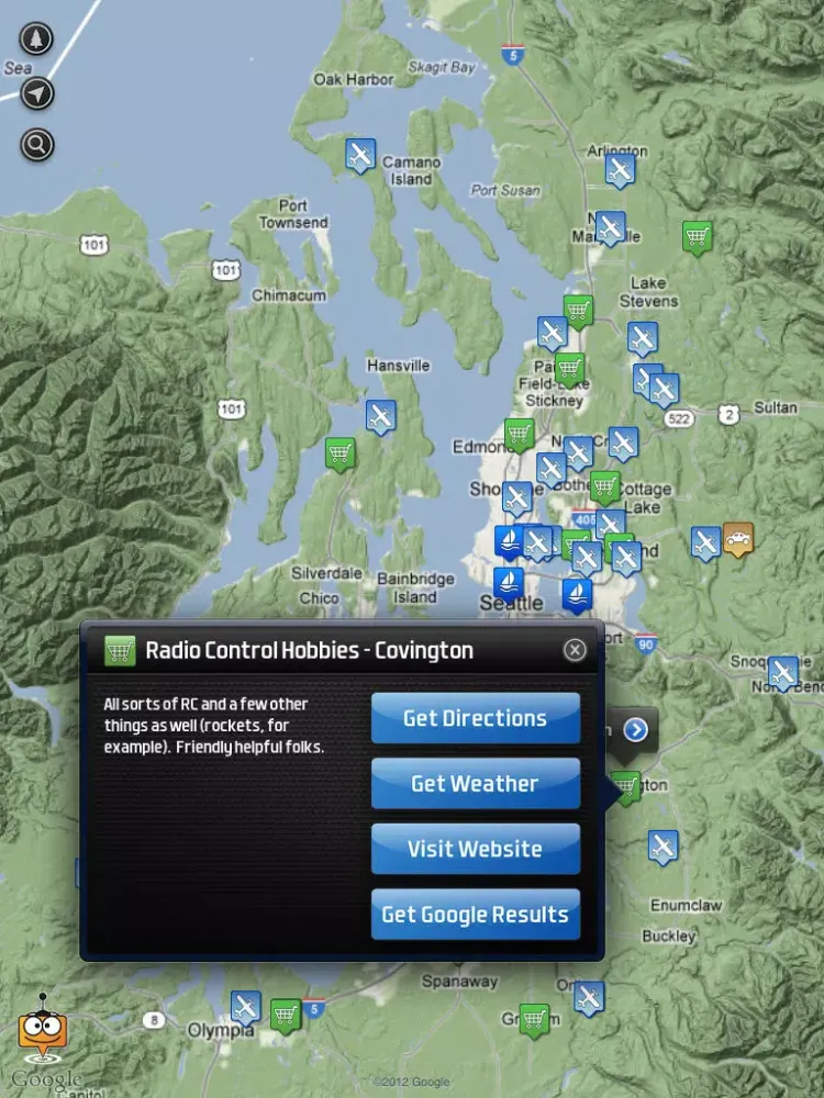 RC Maps iPad 应用截图