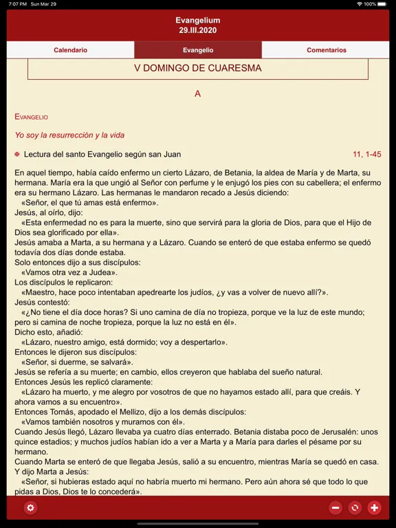 Evangelium Gospel iPad  سکرین شاٹس