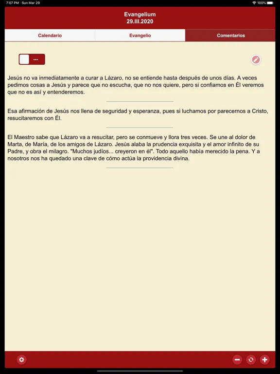 Evangelium Gospel iPad  سکرین شاٹس