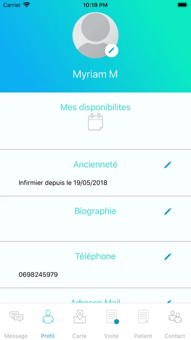 Capturas de pantalla de HopSoins Professionnels