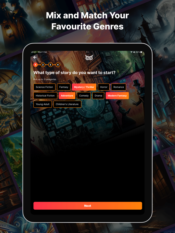 Endless Adventure: AI Stories iPad  Screenshots