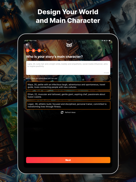 Endless Adventure: AI Stories iPad  Screenshots