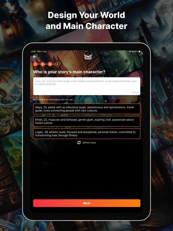 Endless Adventure: AI Stories iPad 应用截图