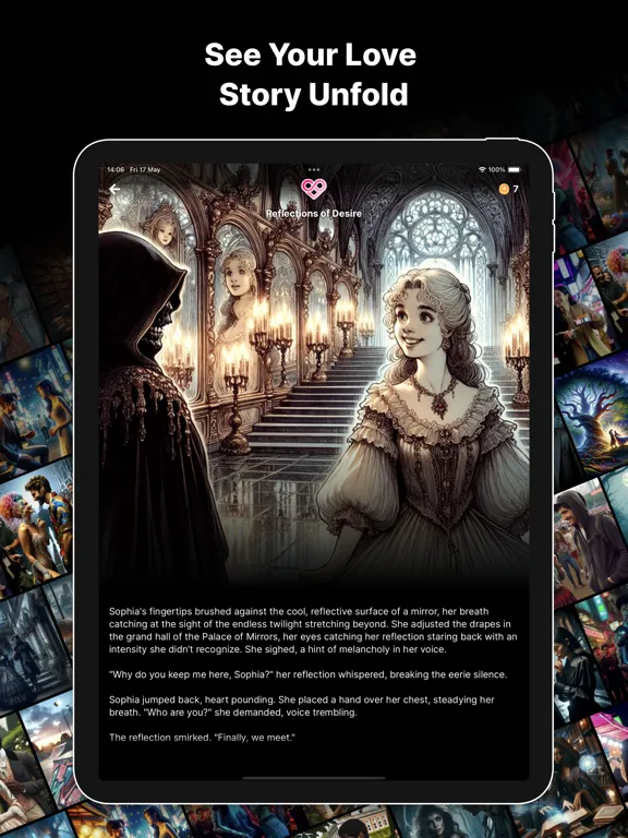 Endless Romance: AI Stories iPad  स्क्रीनशॉट