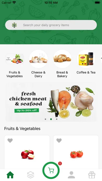 Tangkapan layar ZaadStore