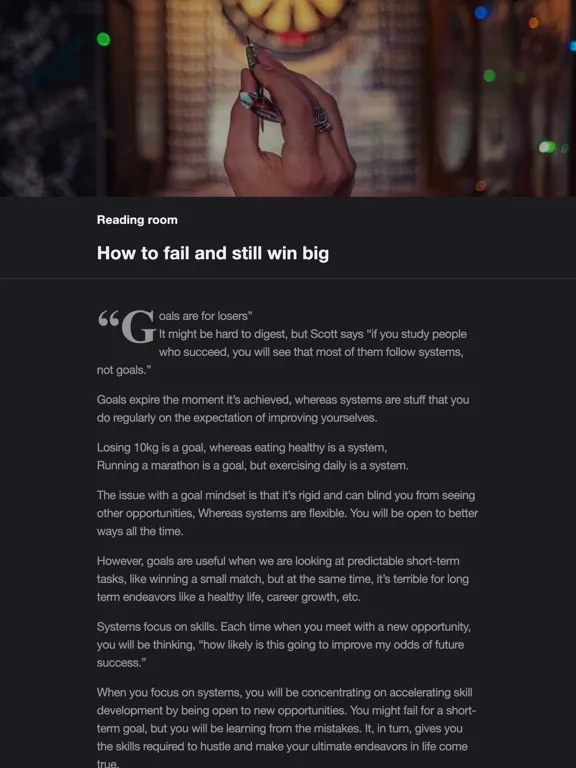 Ảnh chụp màn hình của Book Summaries in 15 Mins iPad 