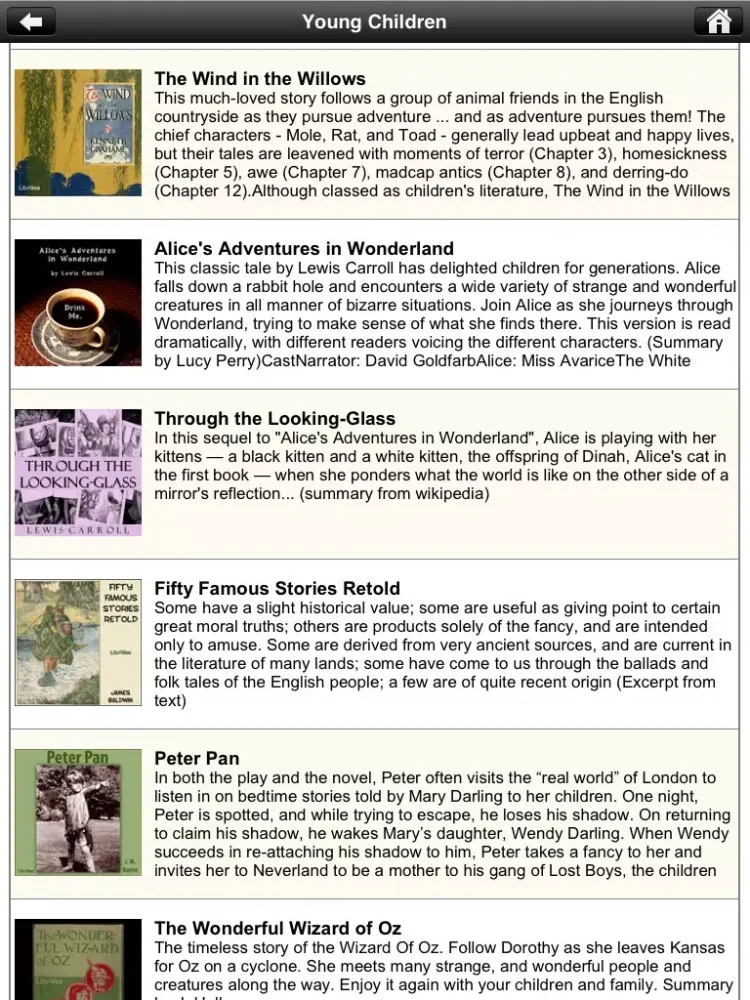 تصاویر Librivox: Read along 6000+ iPad 