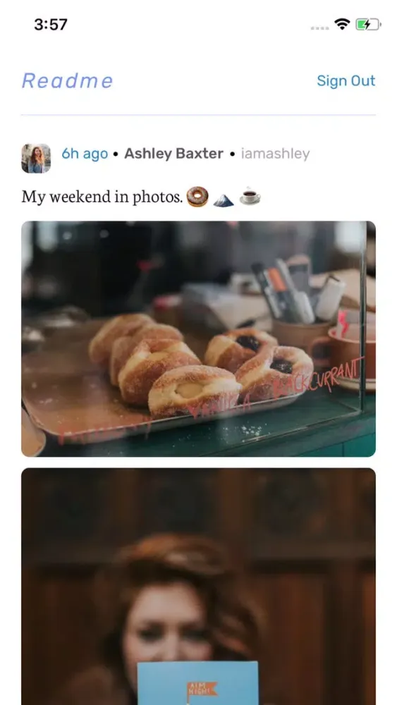 Zrzuty ekranu Readme