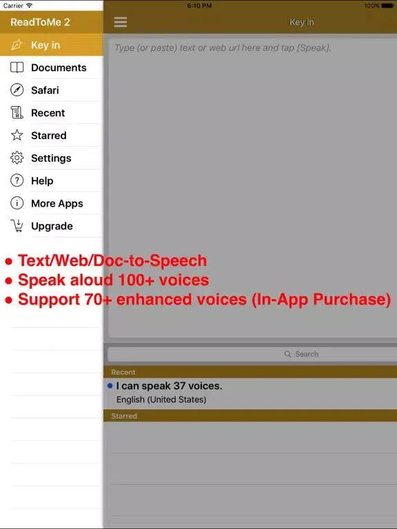 Screenshot di ReadToMe 2 Lite iPad 
