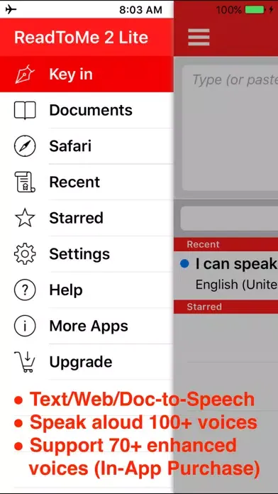 Screenshot di ReadToMe 2 Lite