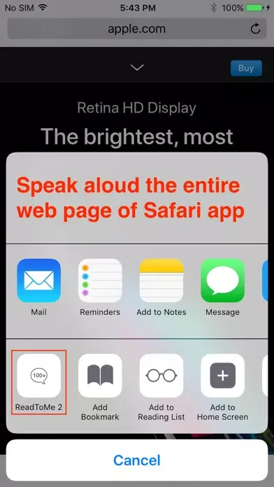 Screenshot di ReadToMe 2 Lite