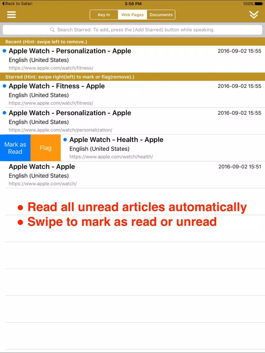 ReadToMe Pro iPad  스크린샷
