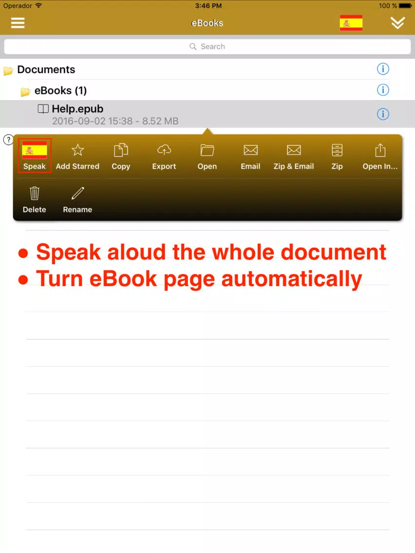 ReadToMe Pro iPad  스크린샷