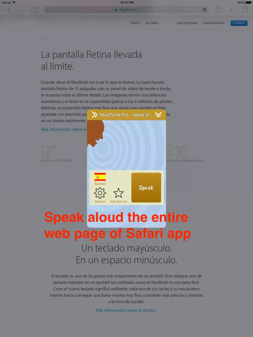 ReadToMe Pro iPad  스크린샷