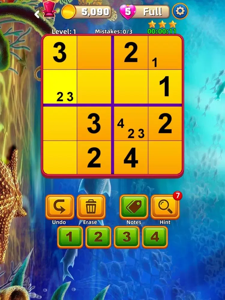 Sudoku-Brain Puzzle Challenge iPad  Screenshots