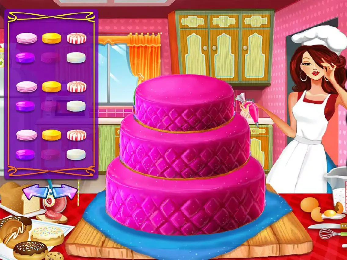 Realistic Wedding Cake Decor games cooking girl iPad  Screenshots