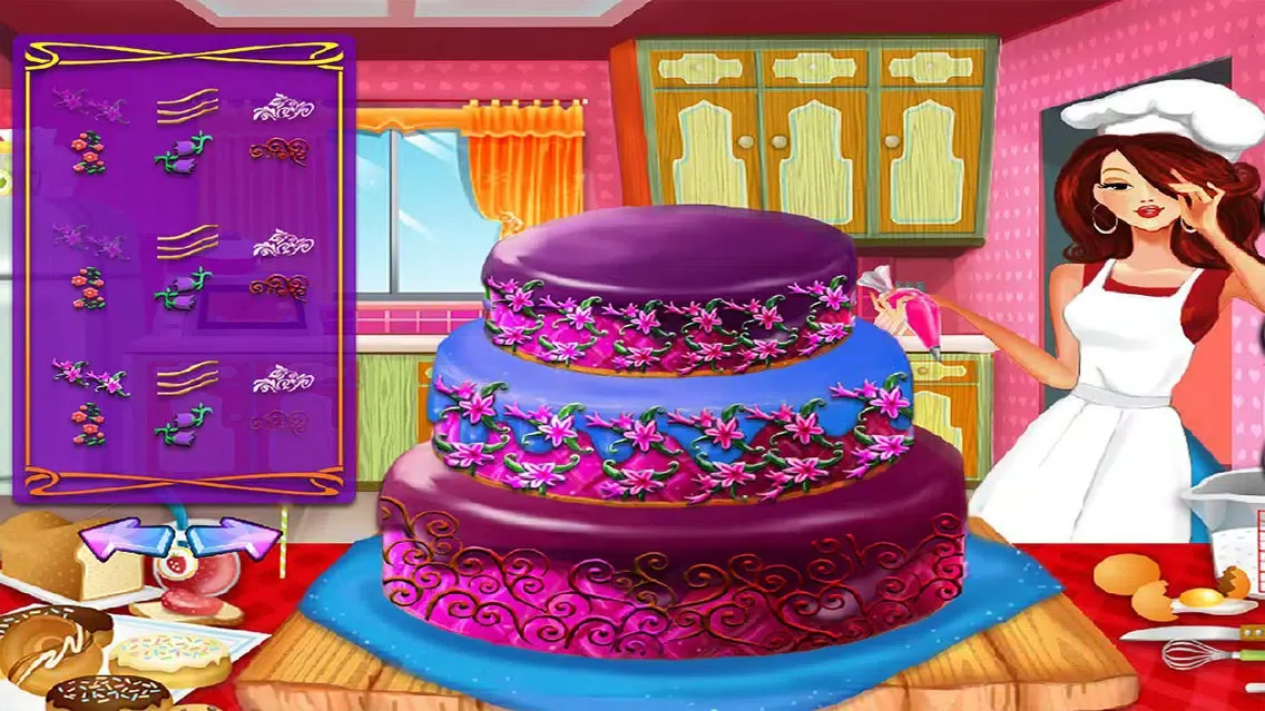 Realistic Wedding Cake Decor games cooking girl Screenshots
