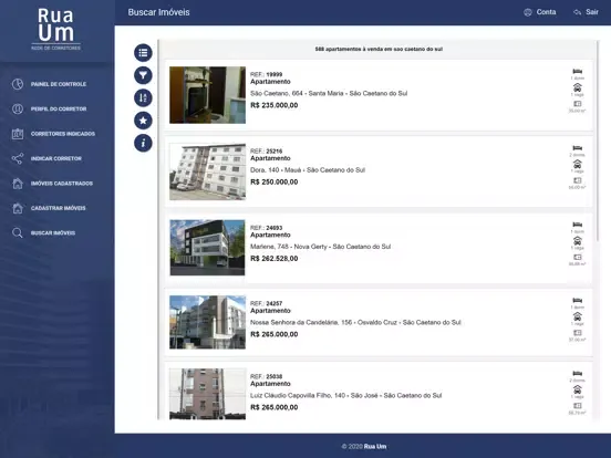 ภาพหน้าจอของ Rua Um Corretores iPad 