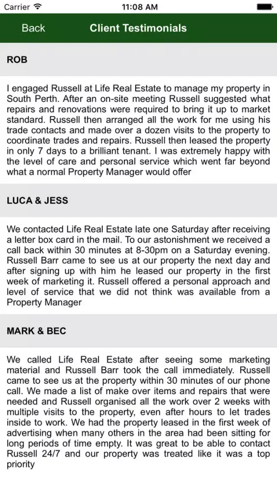 Screenshot di LIFE Real Estate