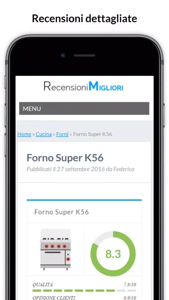 Screenshot di Recensioni Migliori - Trova Offerte e Prezzi